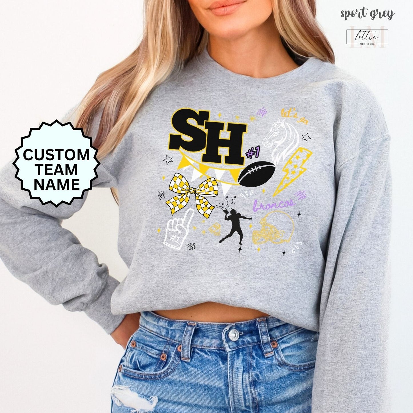 Sprint Hill Doodle Adult Sweatshirt