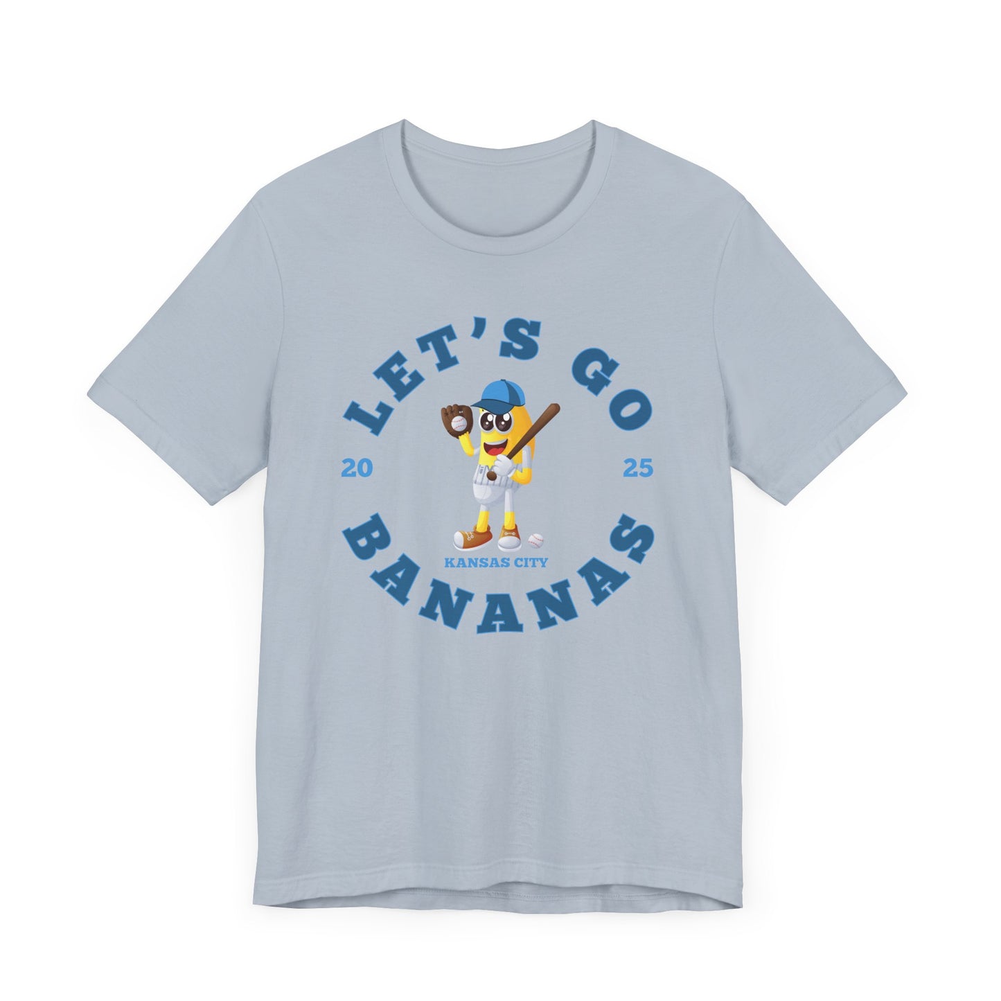 Adult 2025 Let's Go Bananas Kansas City Baseball T-shirt