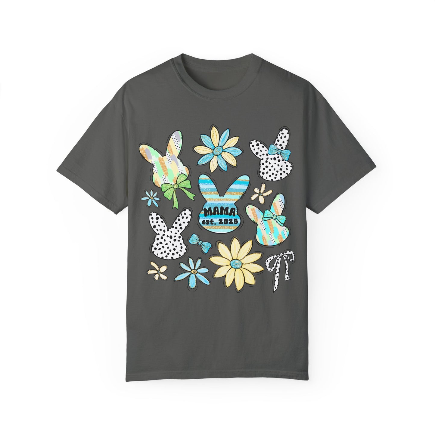 Mama Est 2025 Coquette Easter T-Shirt