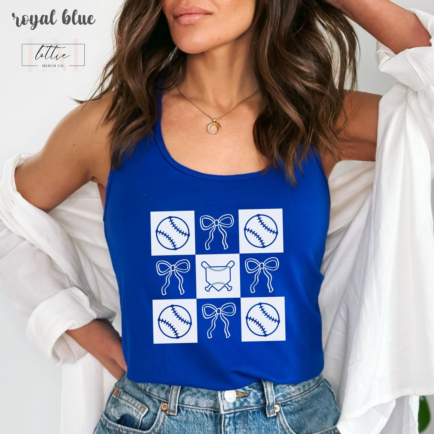 Kansas City Grid Baseball Tank Top, KC Baseball T-shirt