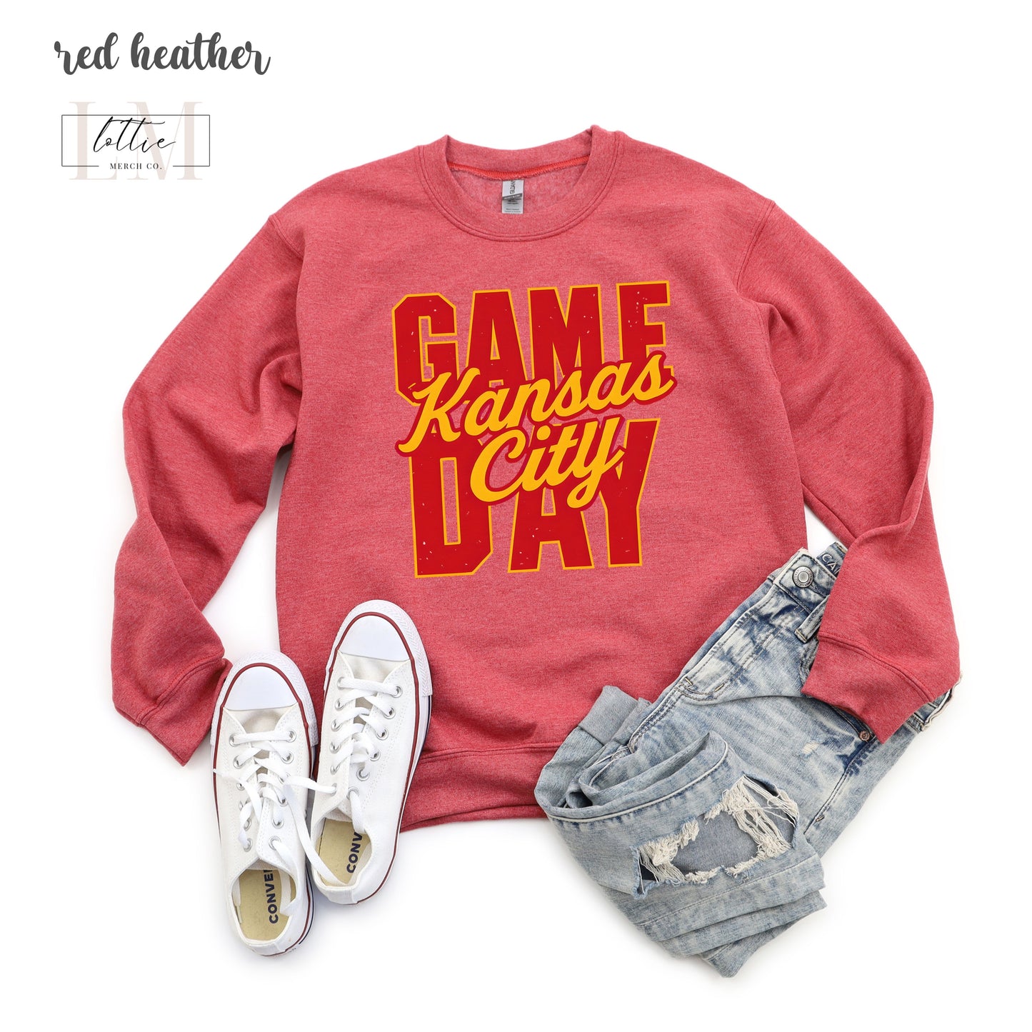 Adult Kansas City Game Day Crewneck Sweatshirt