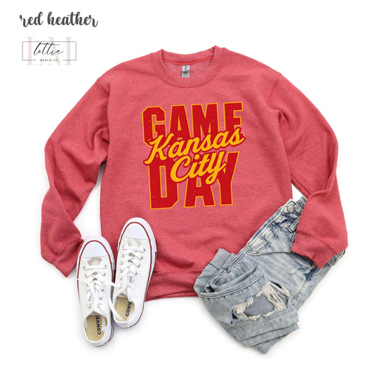 Adult Kansas City Game Day Crewneck Sweatshirt