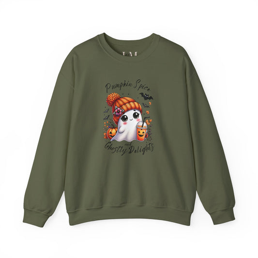 Pumpkin Spice and Ghostly Delights Sweatshirt