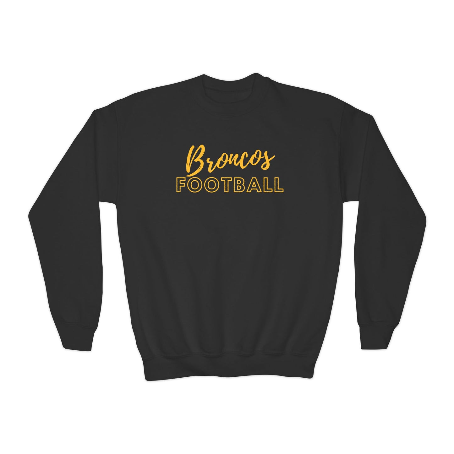 Broncos Football Youth Crewneck Sweatshirt