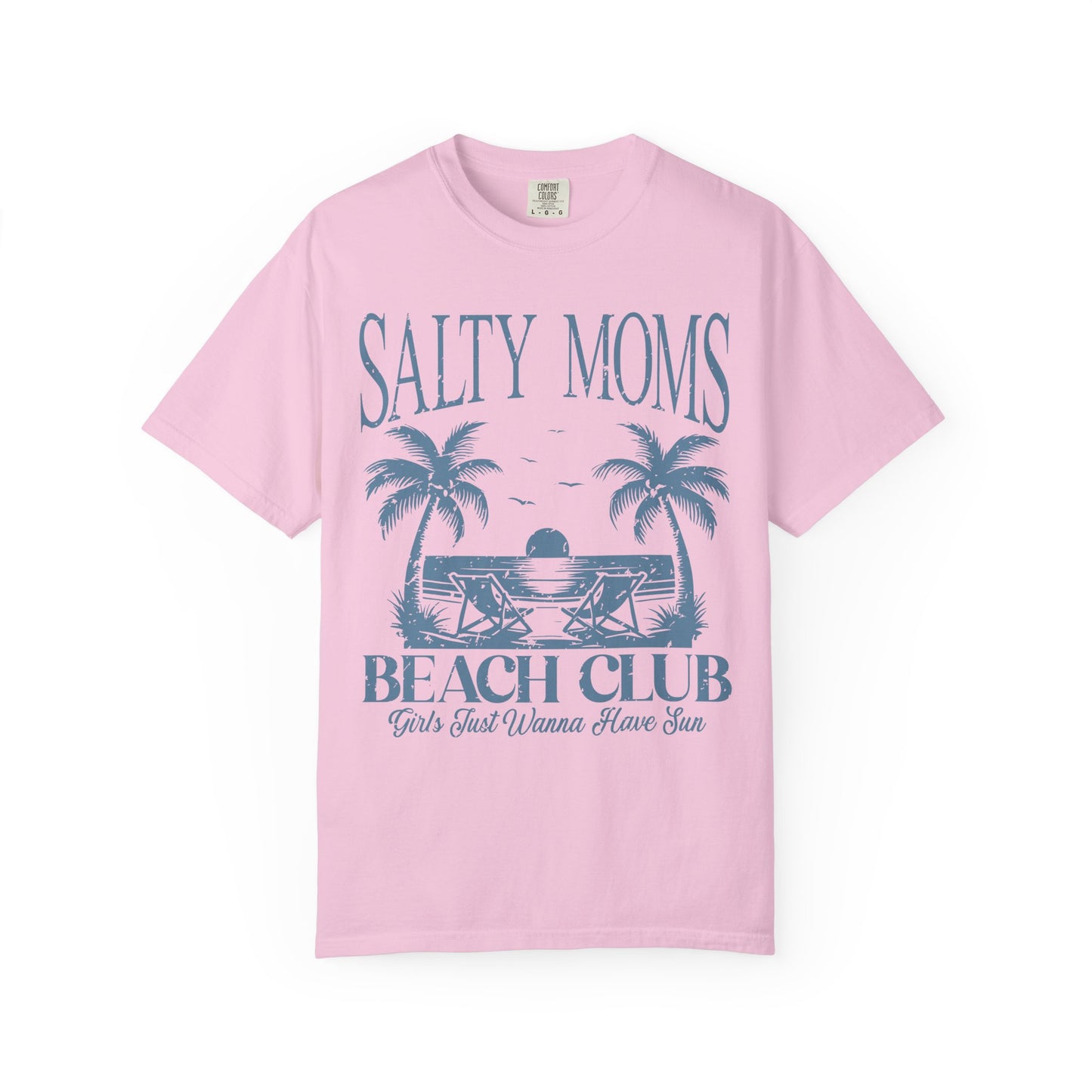 Salty Moms Beach Club T-shirt, Comfort Colors Shirt