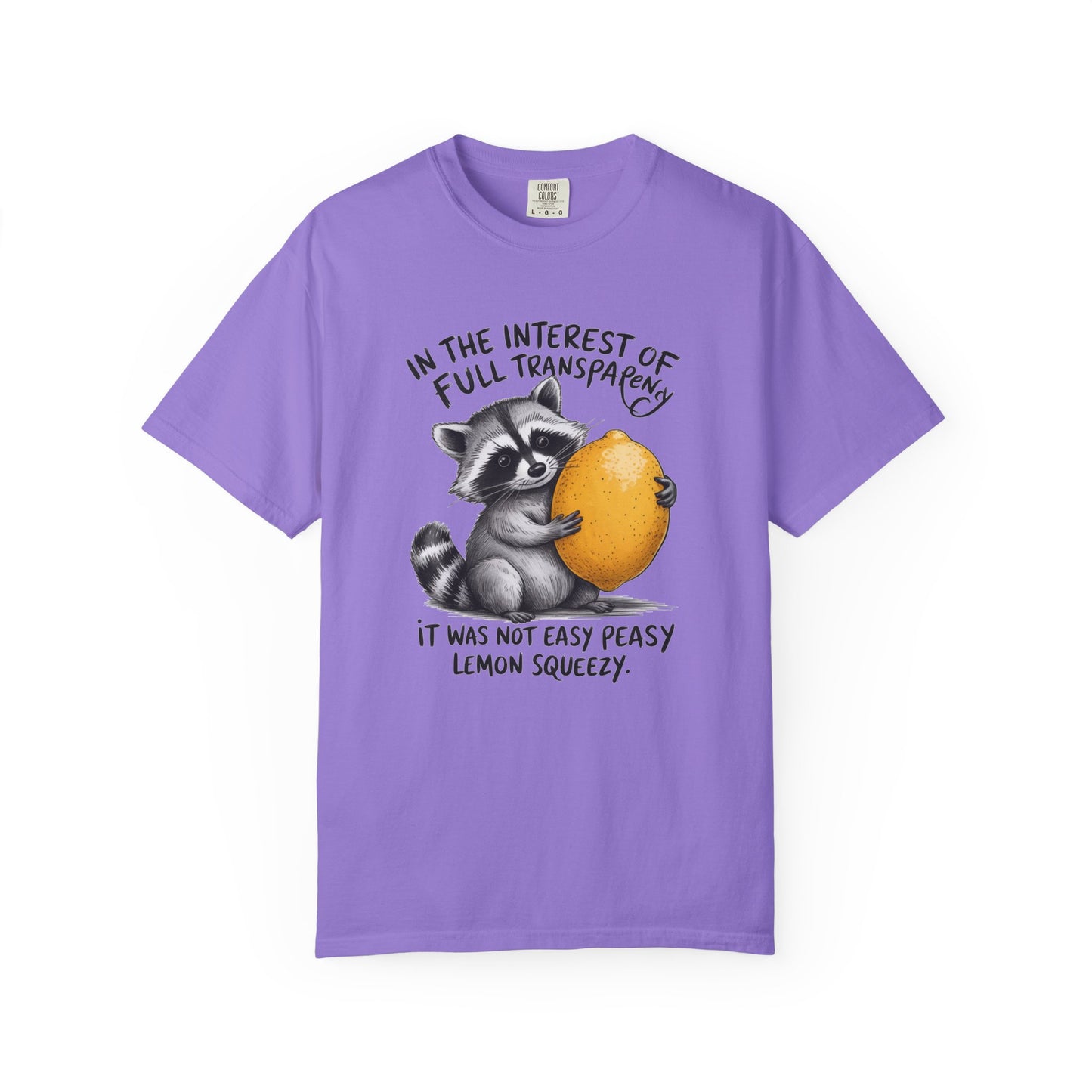 In the interest of full transparency T-shirt, Comfort Colors Shirt