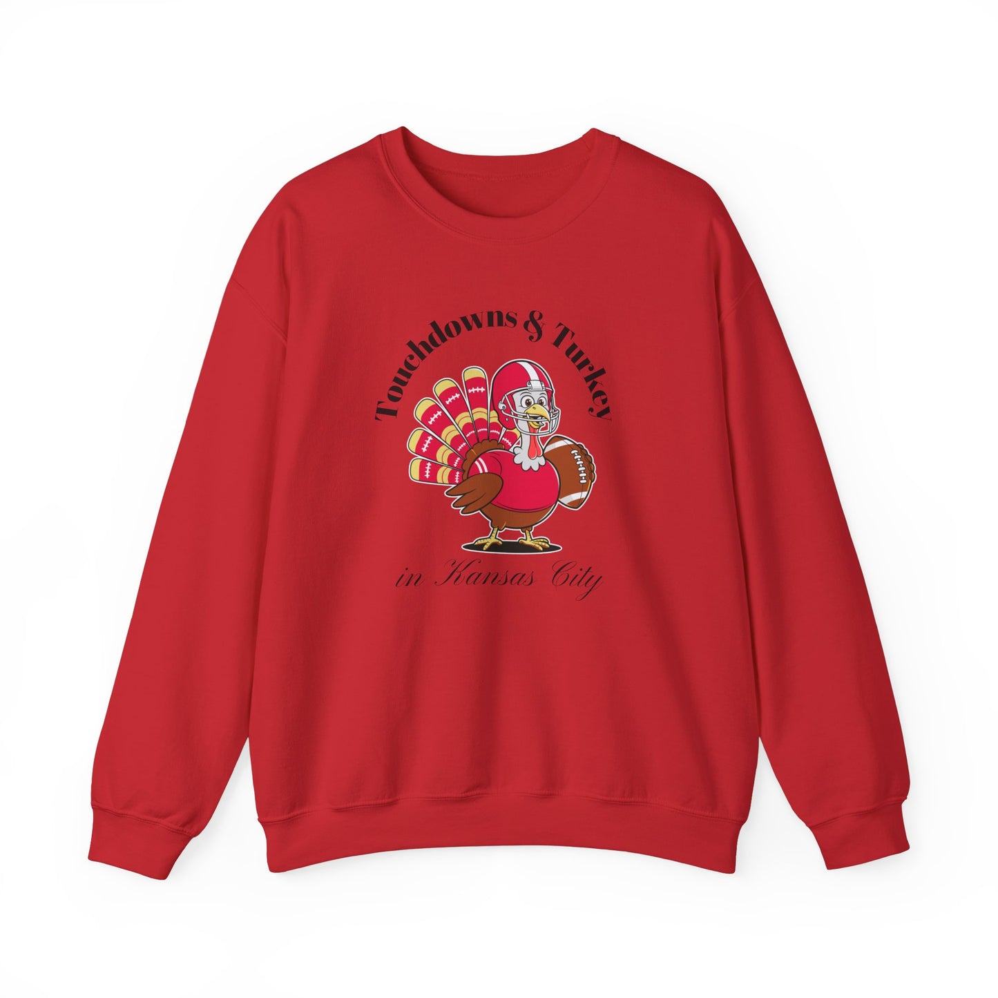 NEW Kansas City Touchdowns & Turkey Sweatshirt