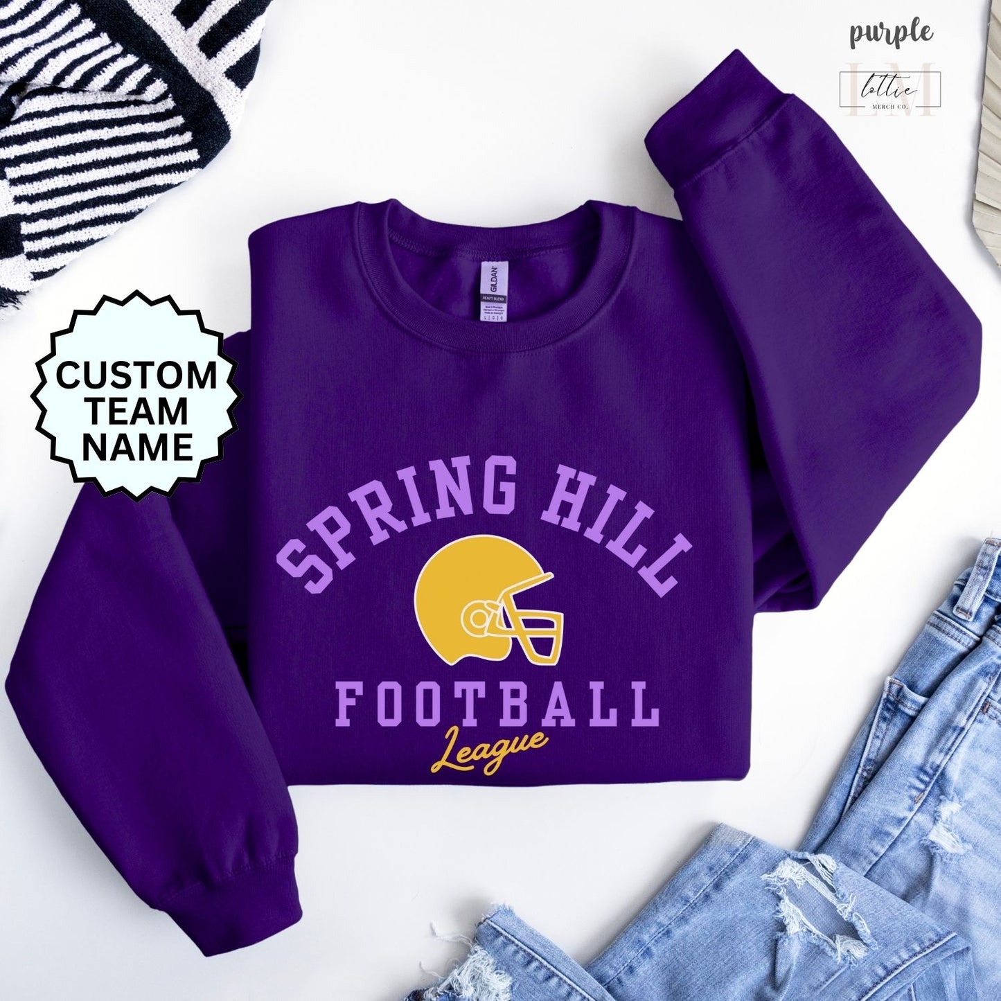 Spring Hill Football League Adult Sweatshirt