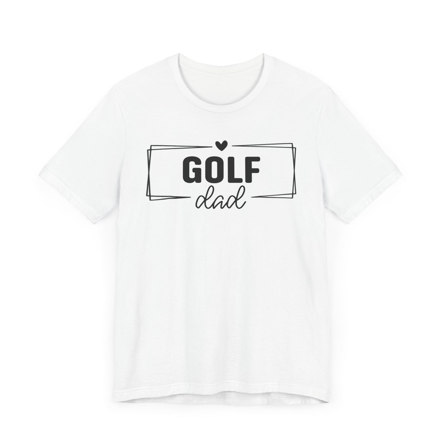 Golf Dad Heart T-shirt