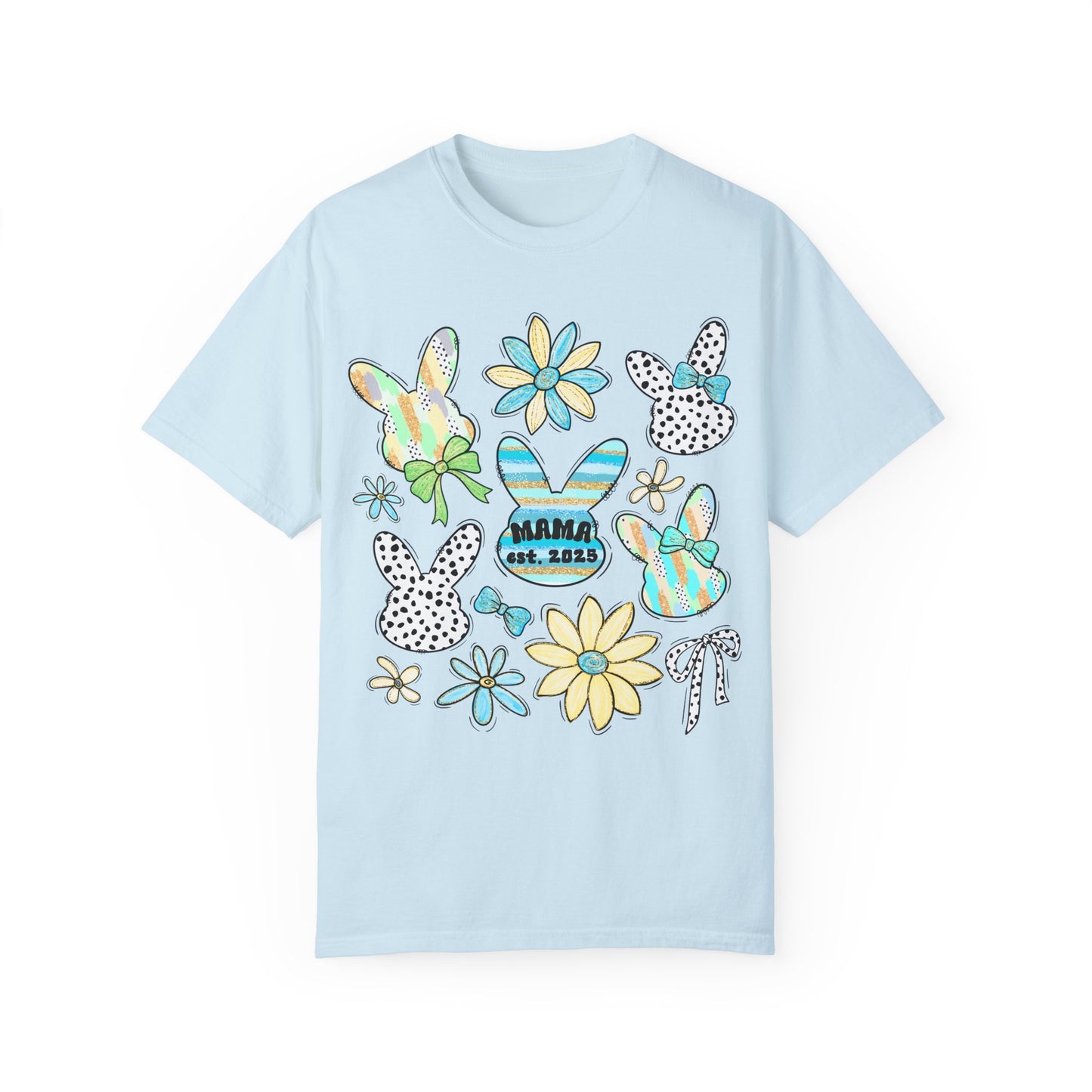 Mama Est 2025 Coquette Easter T-Shirt