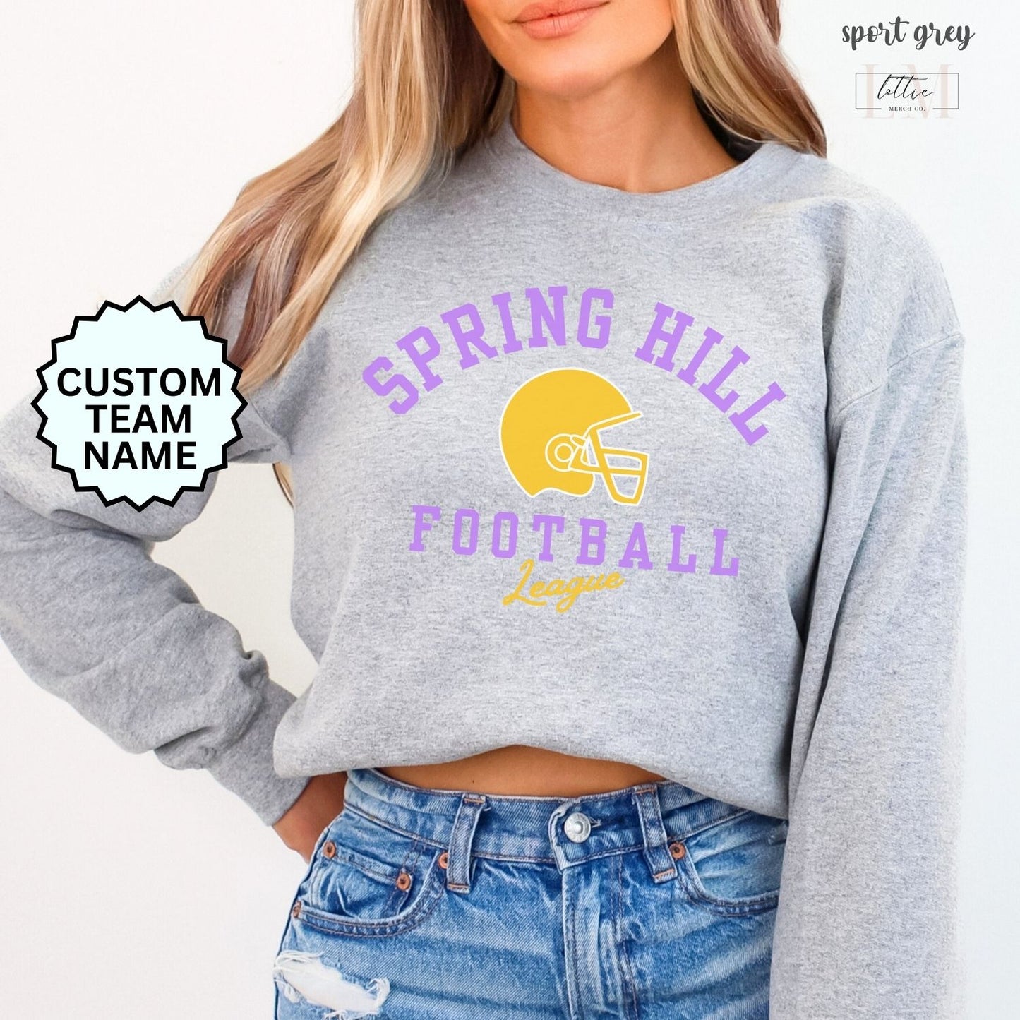 Spring Hill Football League Adult Sweatshirt