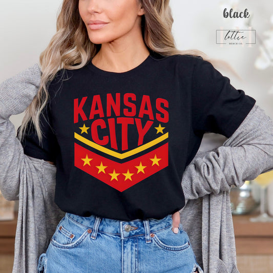 Kansas City Starred Shirt or Sweatshirt
