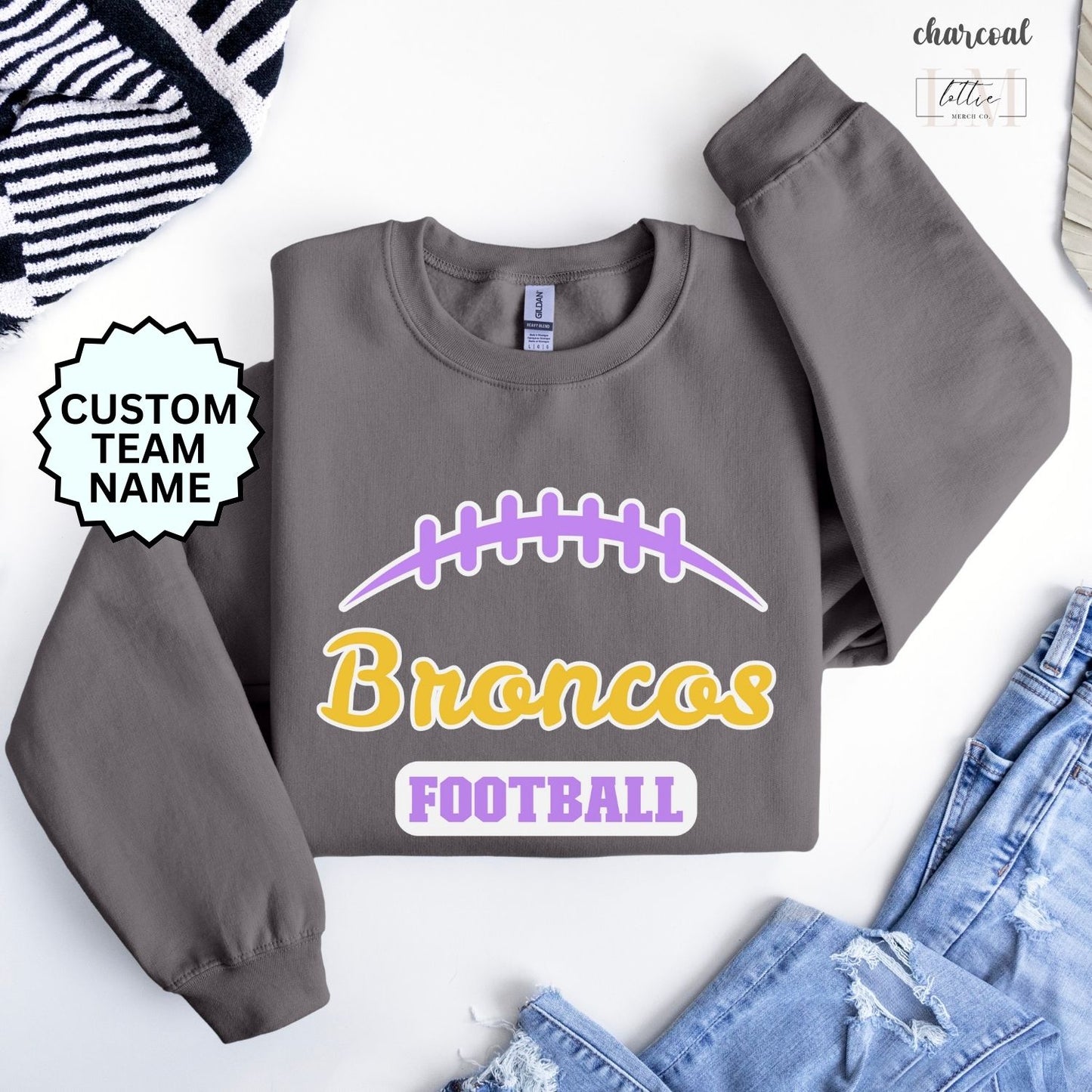 Football BRONCOS Adult Sweatshirt