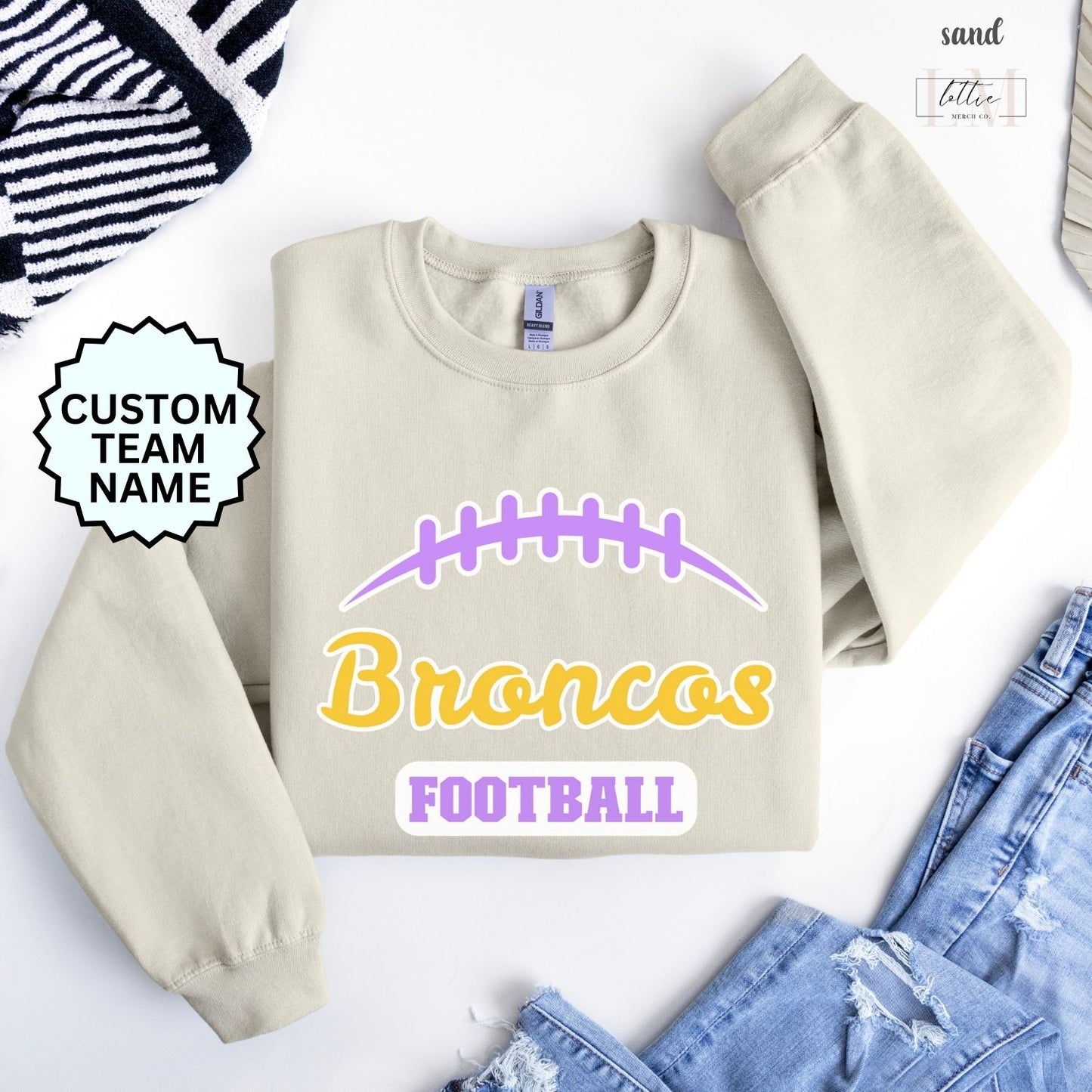 Football BRONCOS Adult Sweatshirt