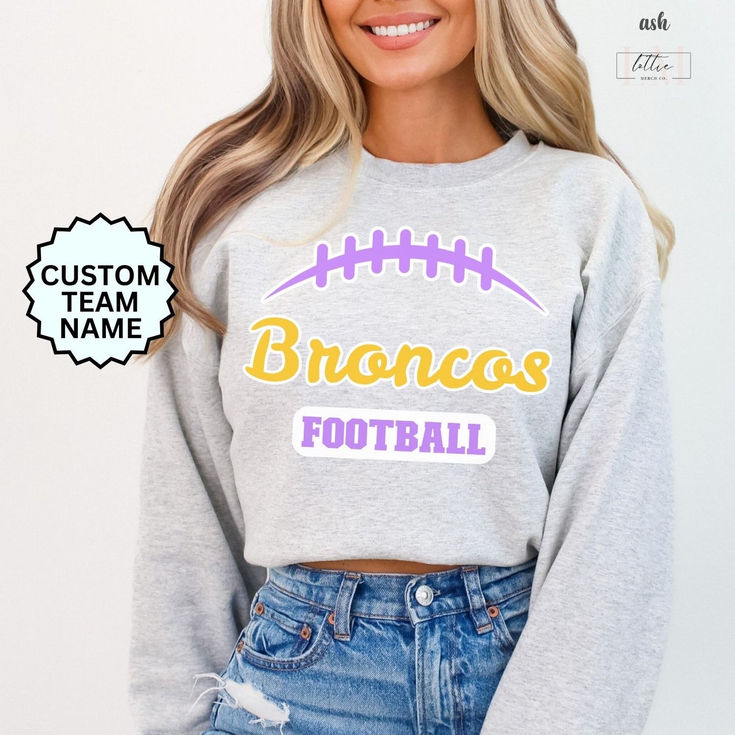 Football BRONCOS Adult Sweatshirt