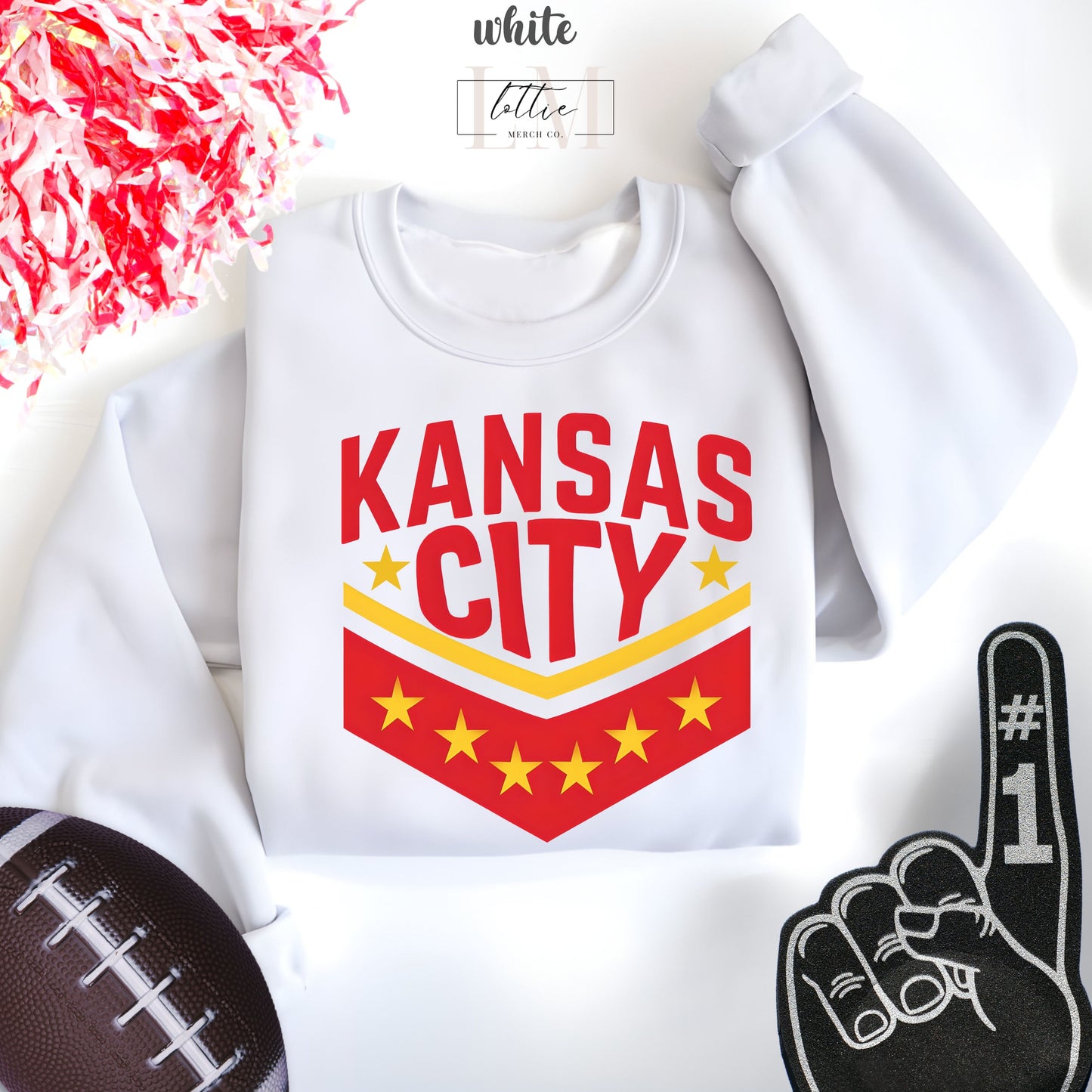 Kansas City Starred Shirt or Sweatshirt