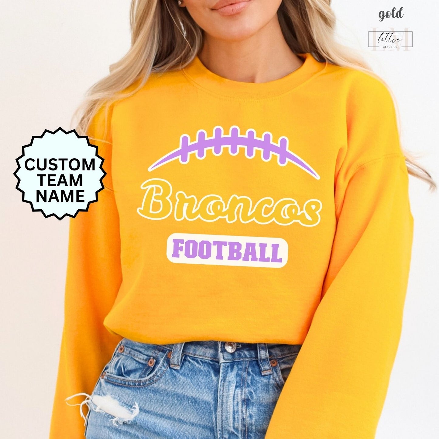 Football BRONCOS Adult Sweatshirt