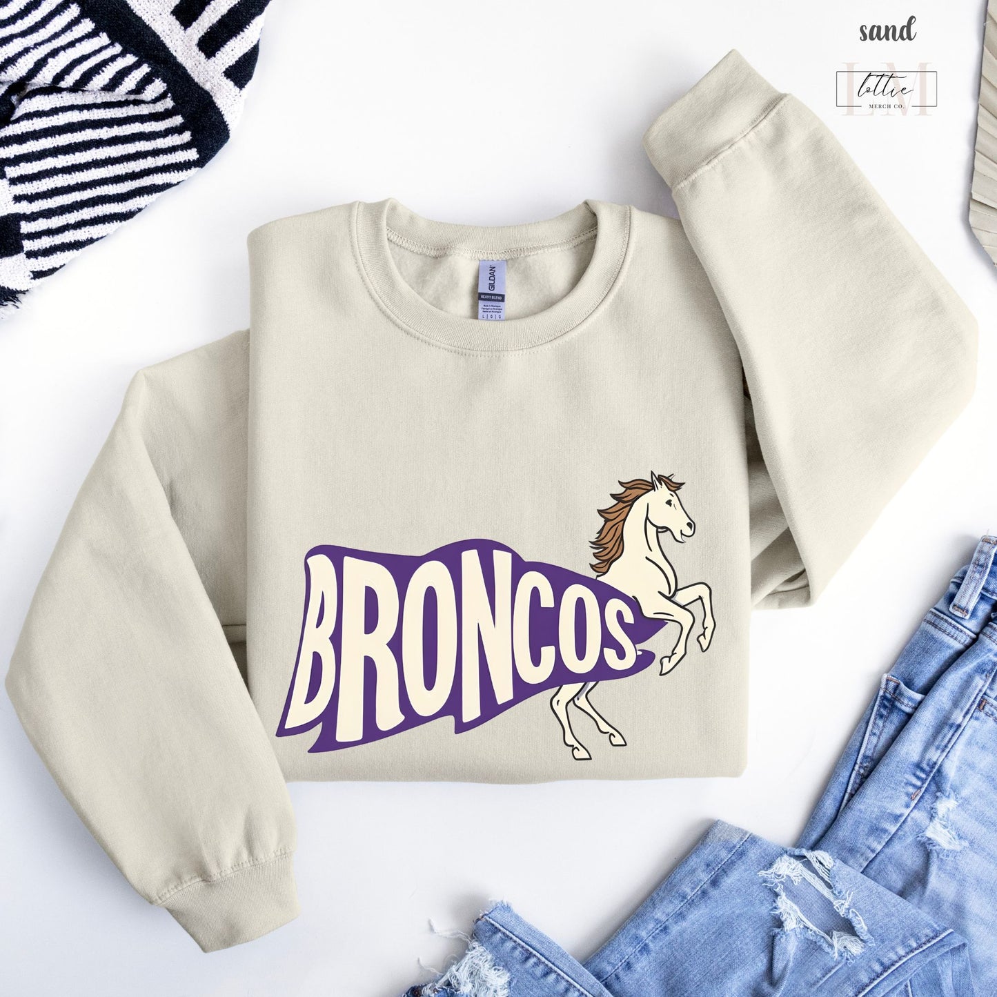 Broncos Flag Sweatshirt
