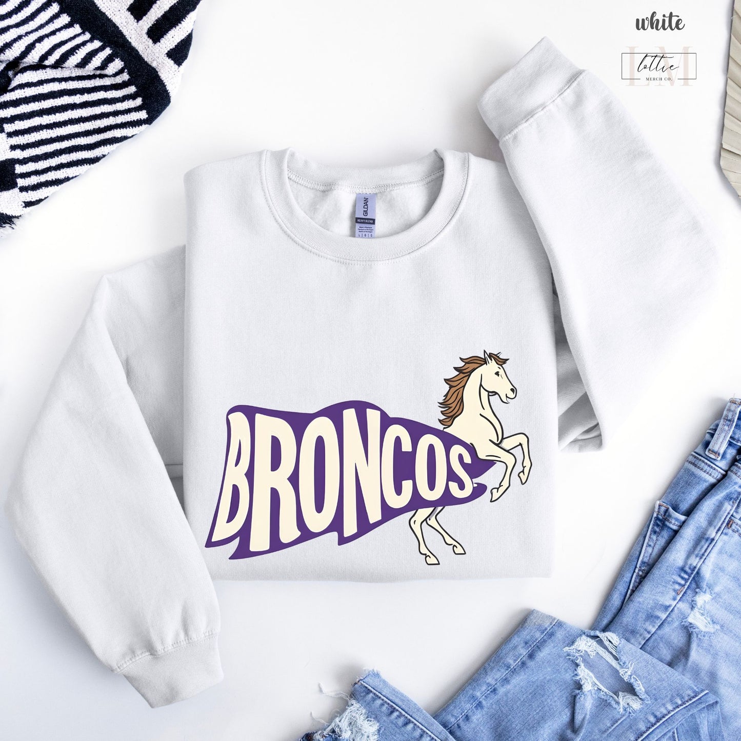Broncos Flag Sweatshirt