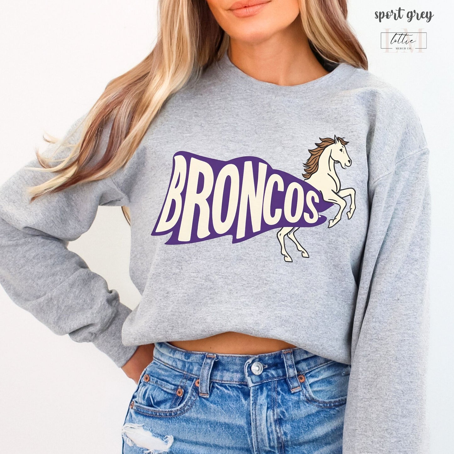 Broncos Flag Sweatshirt