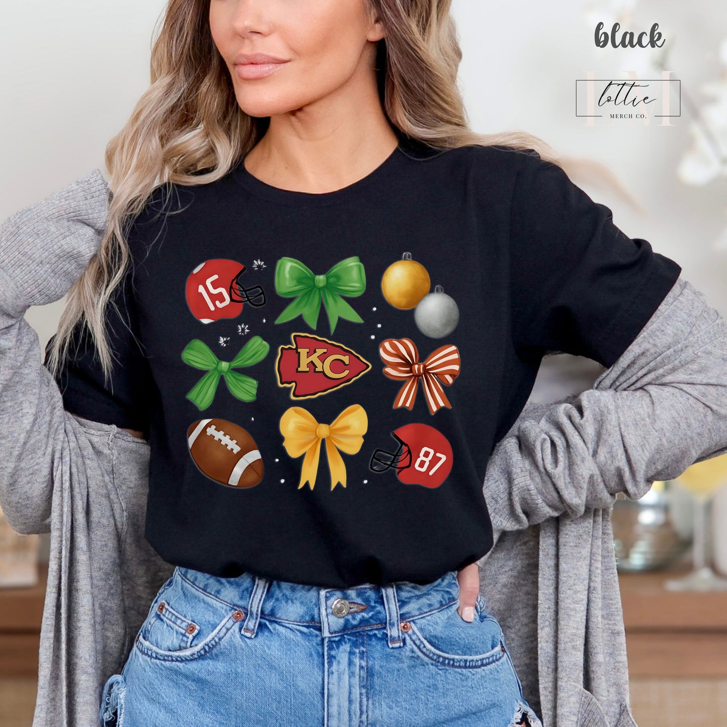 Kansas City Christmas Sweatshirt/ Tshirt