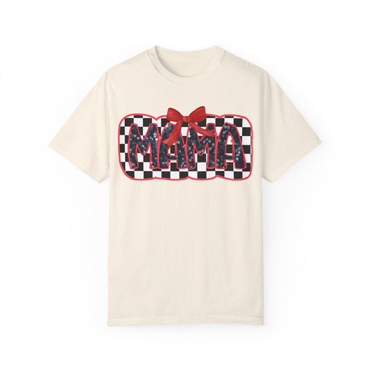 Red Checkered Mama Coquette Comfort Colors T-shirt