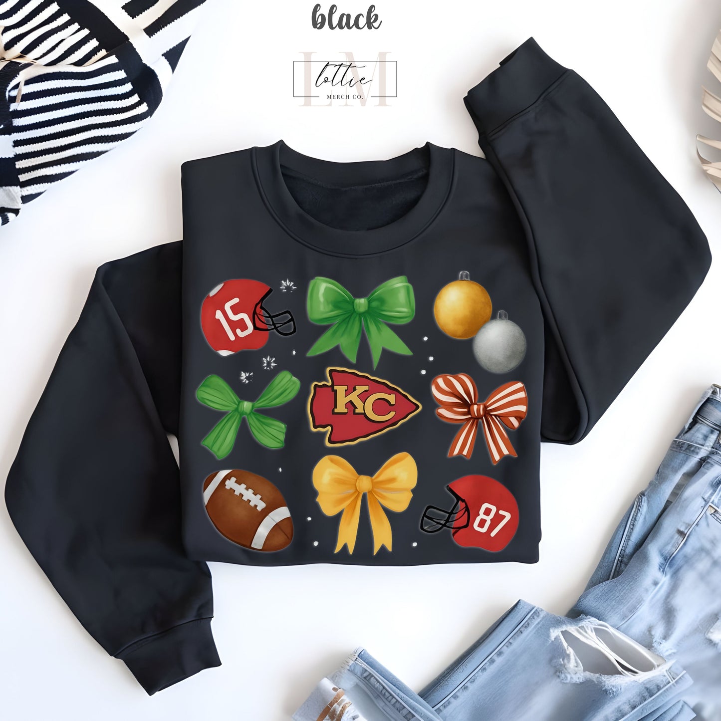 Kansas City Christmas Sweatshirt/ Tshirt