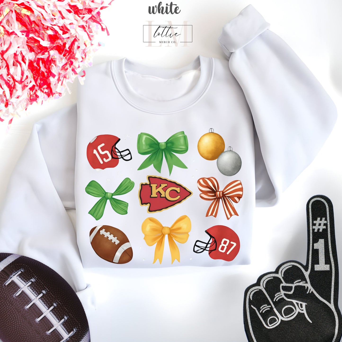 Kansas City Christmas Sweatshirt/ Tshirt