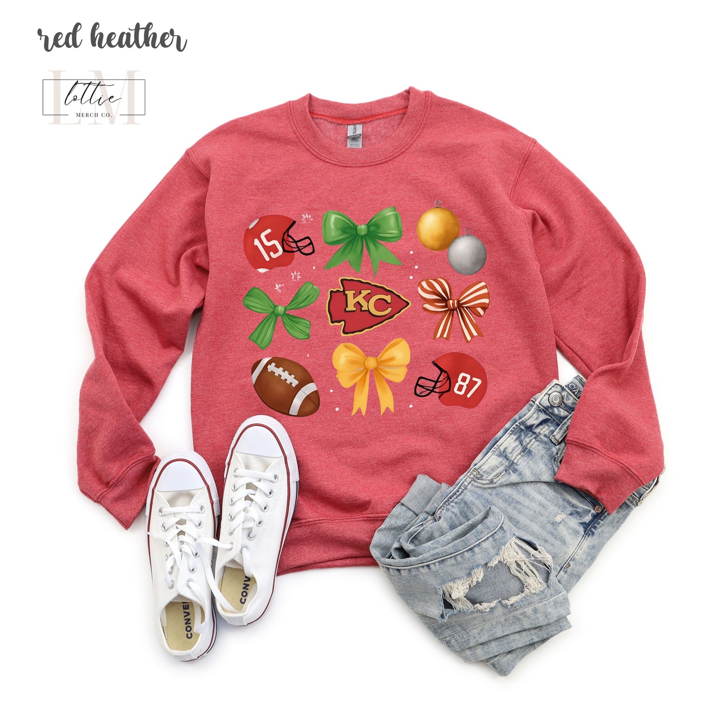 Kansas City Christmas Sweatshirt/ Tshirt