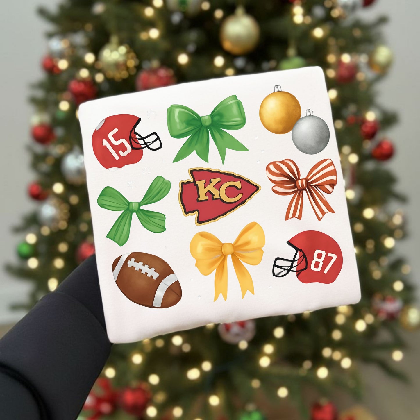 Kansas City Christmas Sweatshirt/ Tshirt