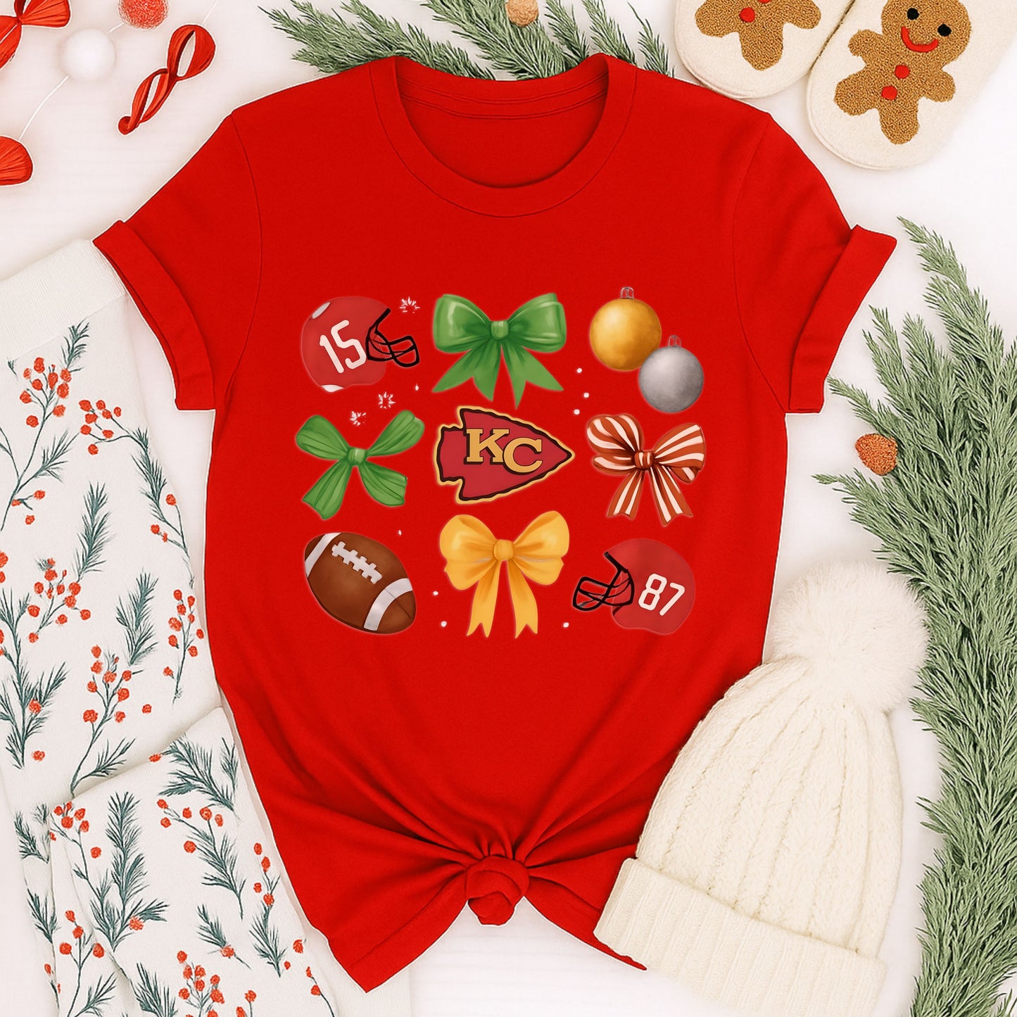 Kansas City Christmas Sweatshirt/ Tshirt