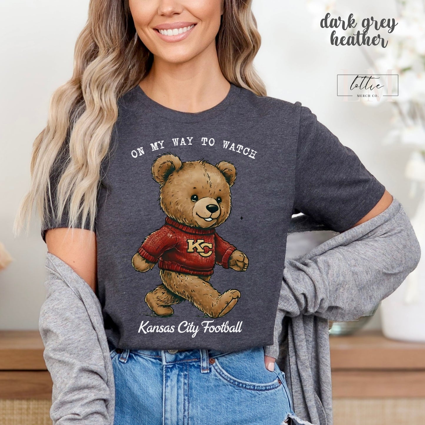 Kansas City Teddy Bear Sweatshirt/ Tshirt
