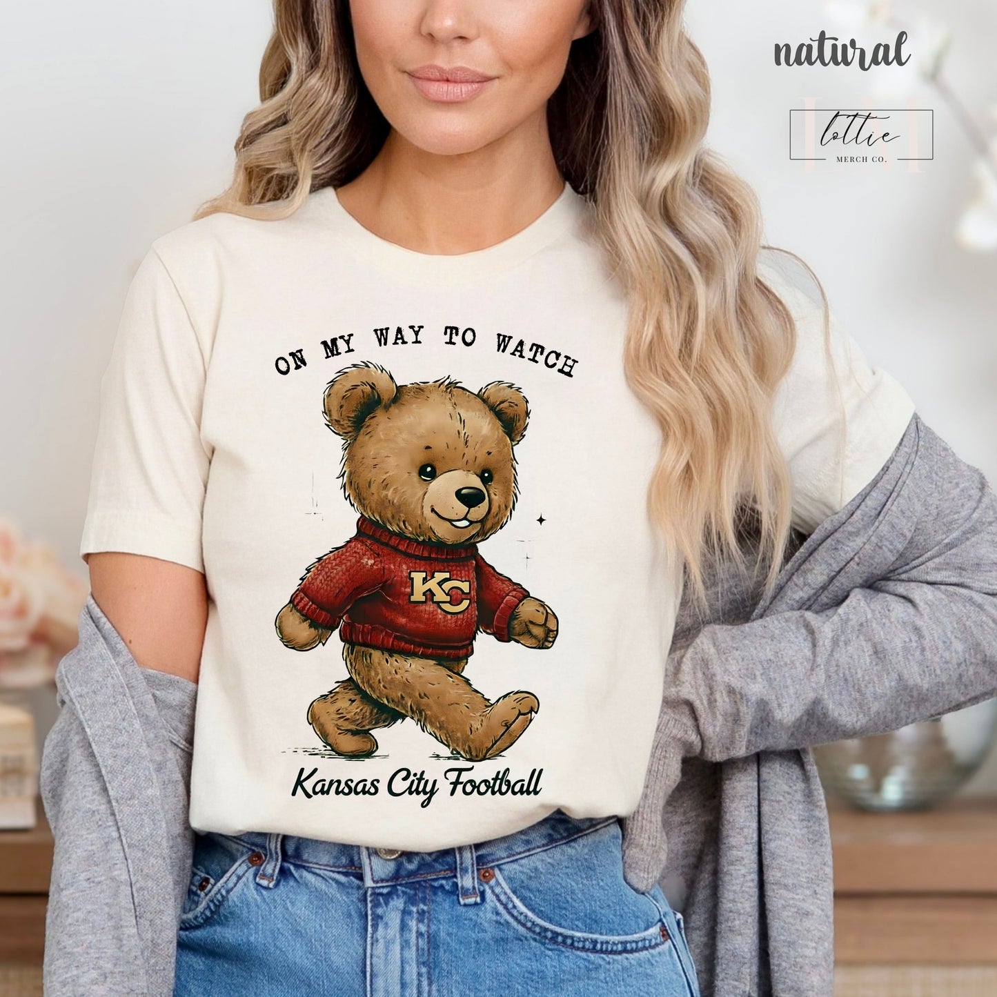 Kansas City Teddy Bear Sweatshirt/ Tshirt