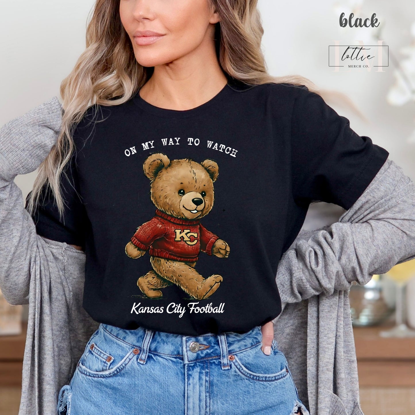 Kansas City Teddy Bear Sweatshirt/ Tshirt