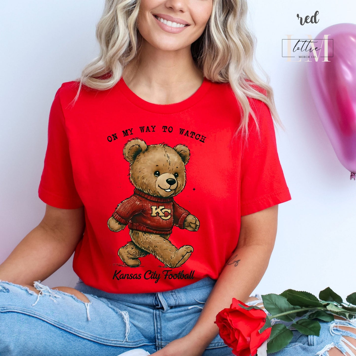 Kansas City Teddy Bear Sweatshirt/ Tshirt