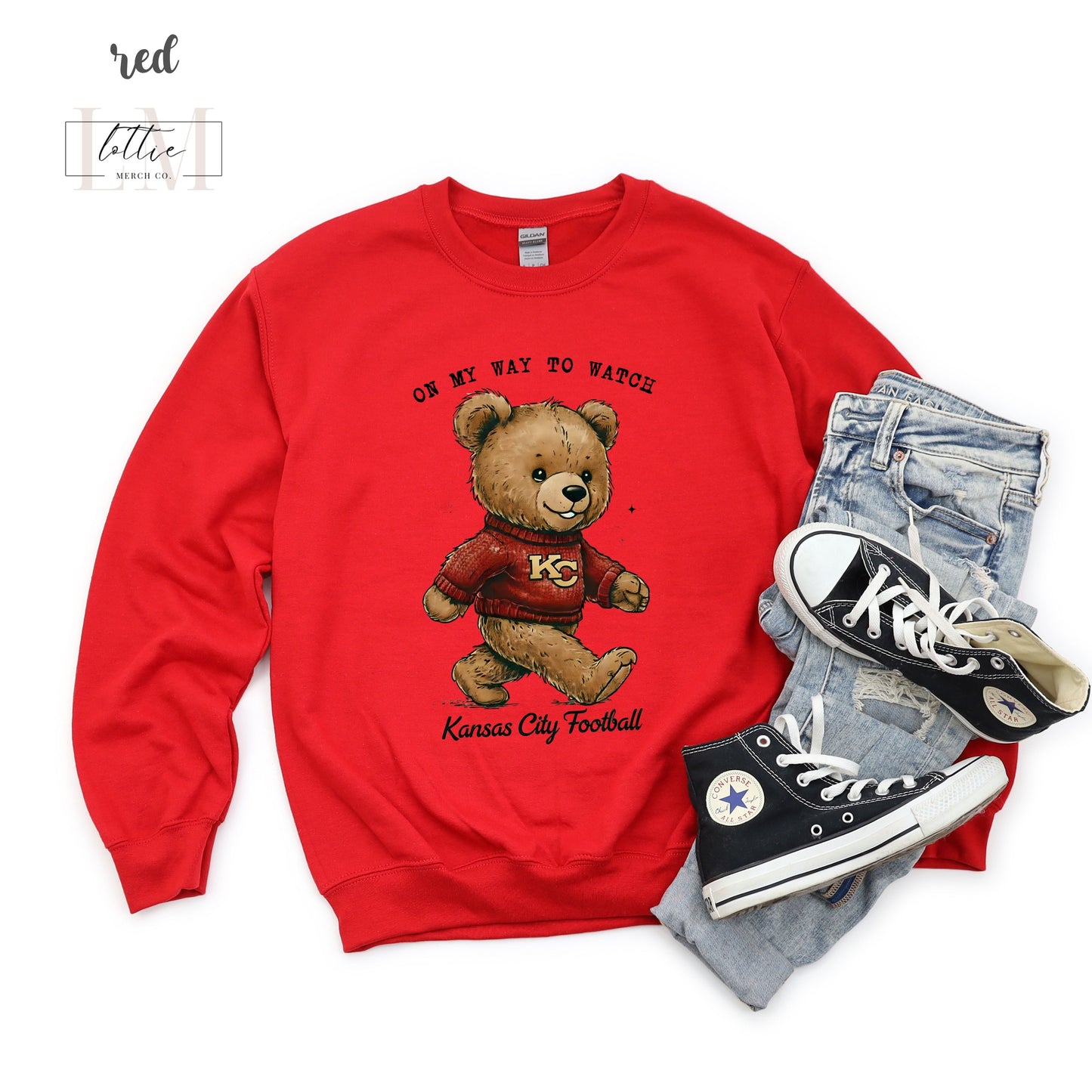 Kansas City Teddy Bear Sweatshirt/ Tshirt