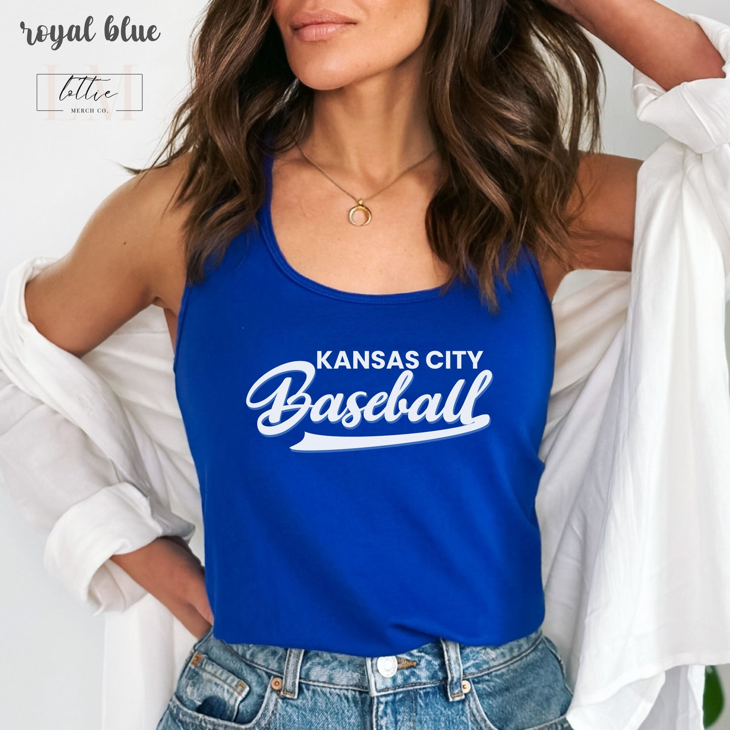Kansas City Baseball Tank, Kansas City Baseball Tank Top, KC Baseball T-shirt