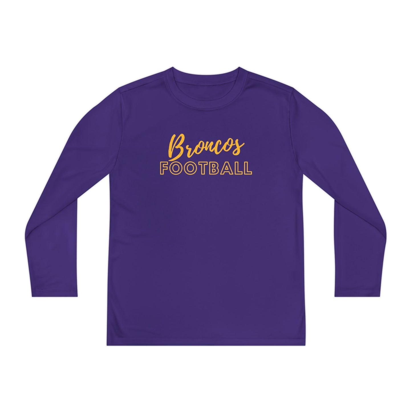 Broncos Football Youth Long Sleeve Tee