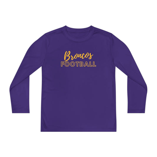 Broncos Football Youth Long Sleeve Tee