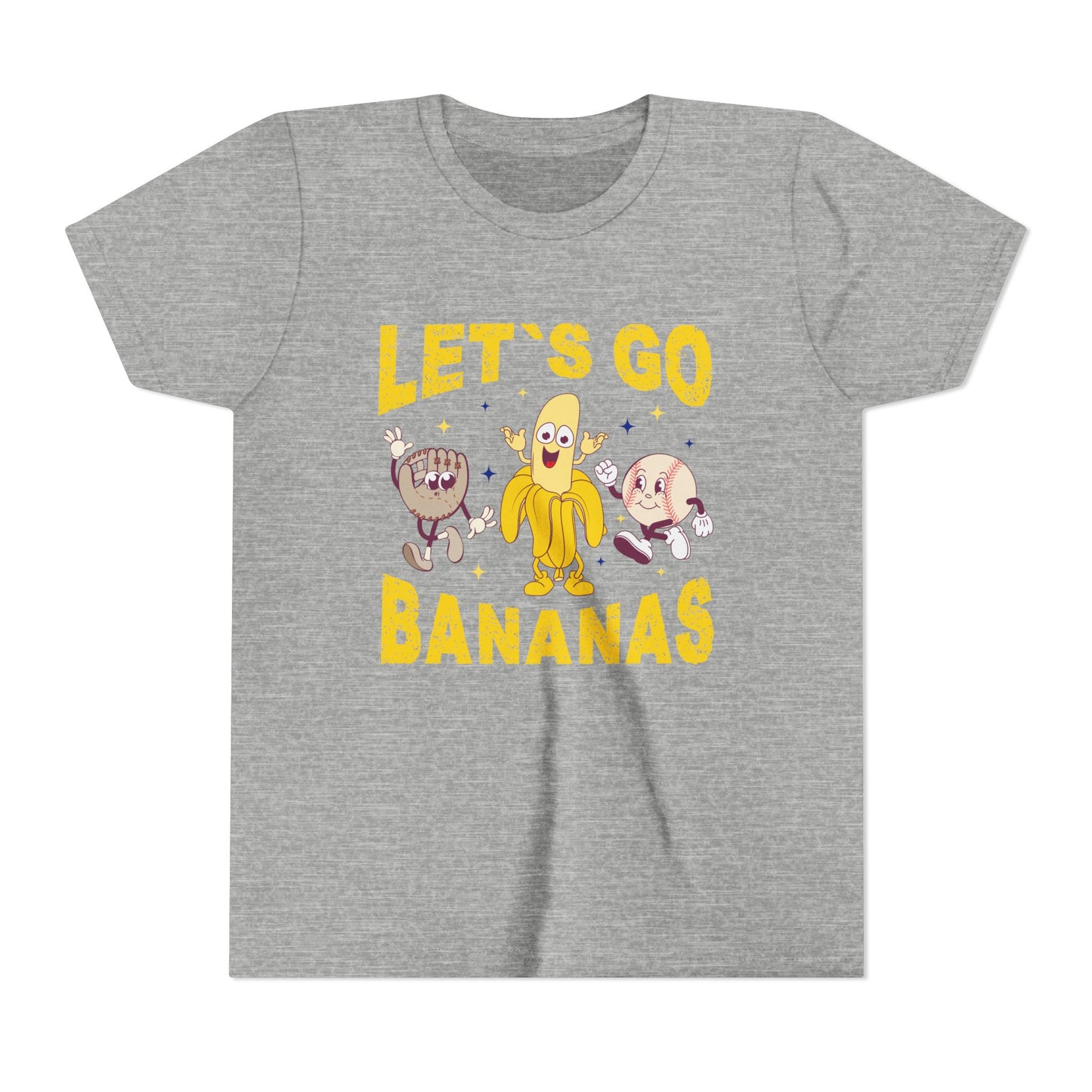Youth Yellow Let's Go Bananas Kansas City Baseball Shirt