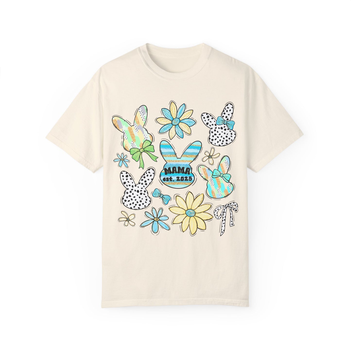 Mama Est 2025 Coquette Easter T-Shirt