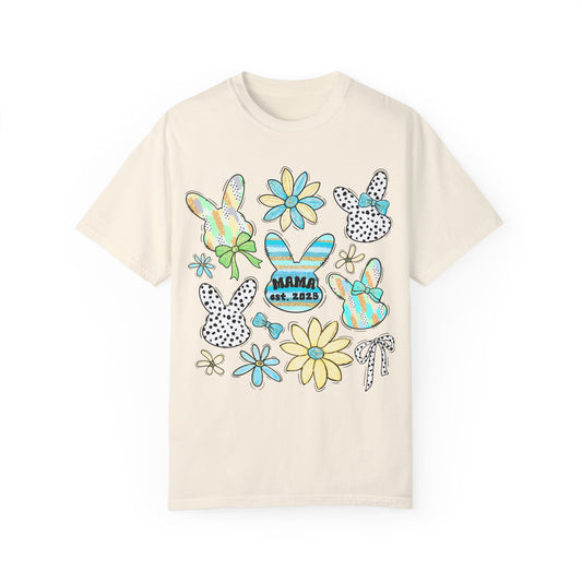 Mama Est 2025 Coquette Easter T-Shirt