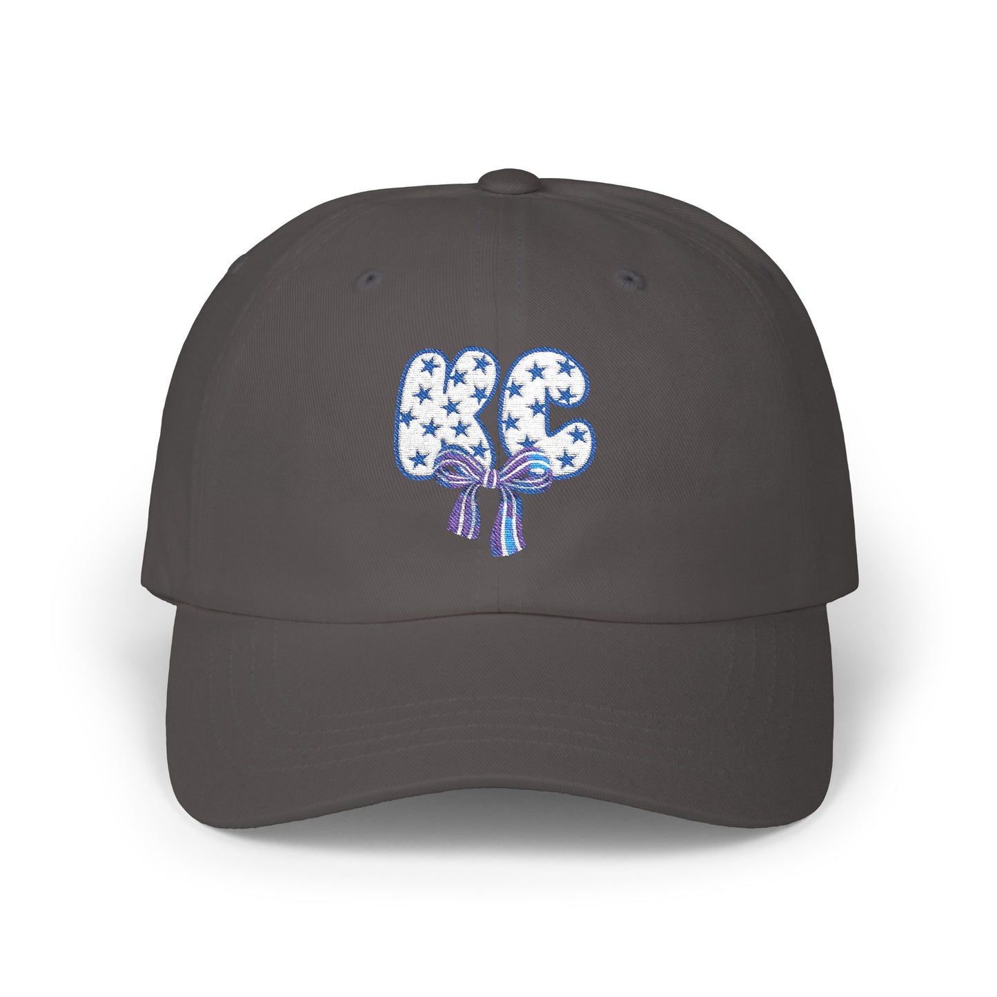 KC Star Doodle Letter Embroidered Dad Cap, Mother's Day Gift, Birthday Gift for Mom