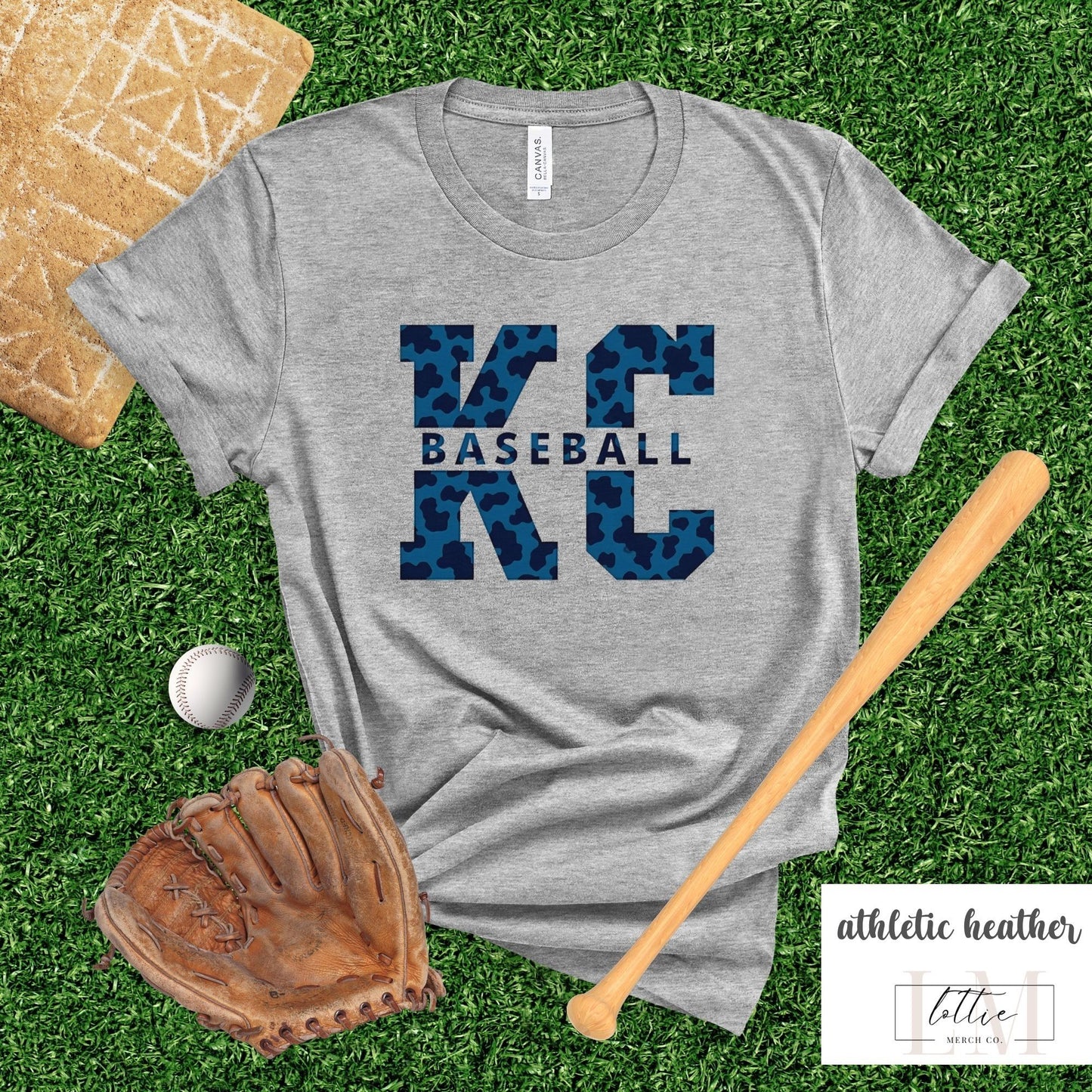KC Leopard Kansas City Baseball Tee