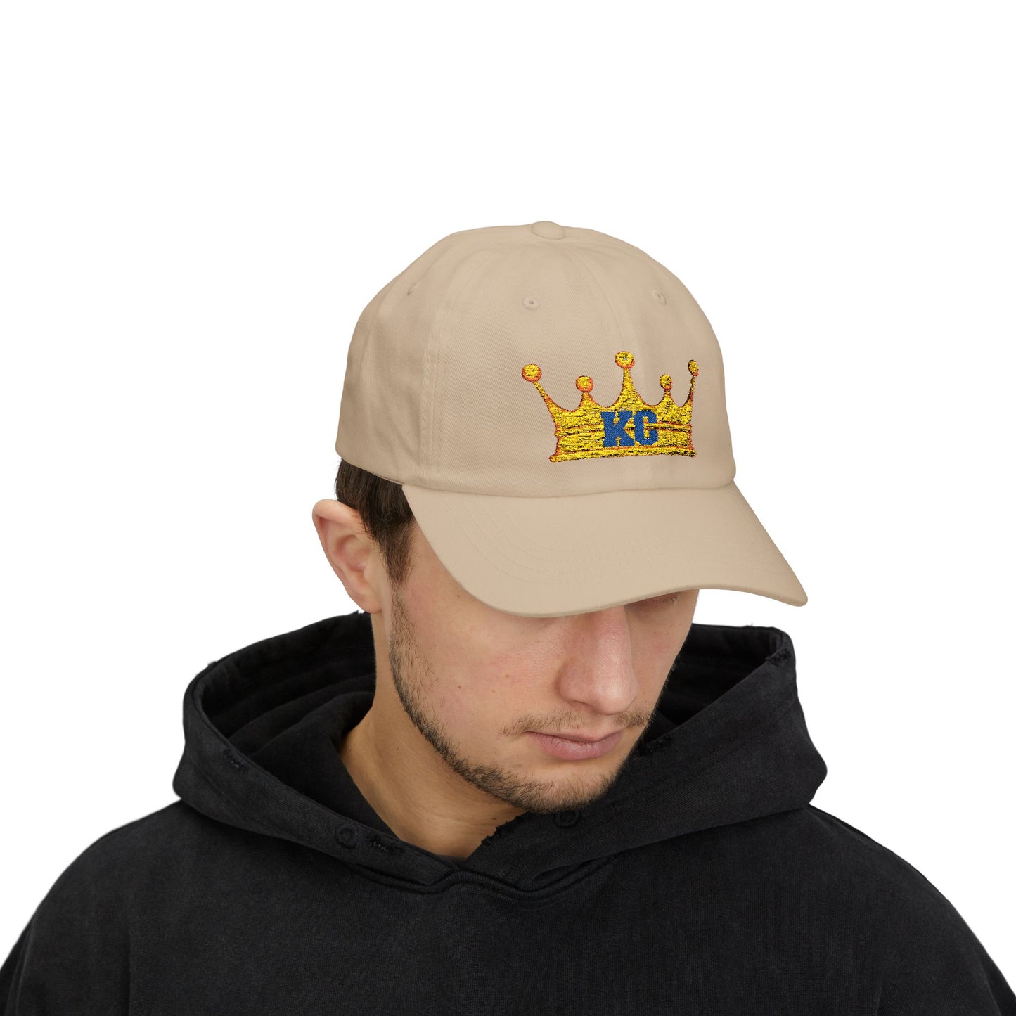 Kansas City Baseball Crown Letter Embroidered Dad Cap, Mother's Day Gift, Birthday Gift for Mom