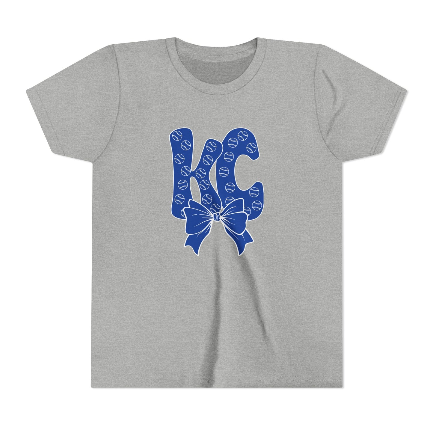 Kids Youth Bubble Letter Kansas City Baseball T-shirt