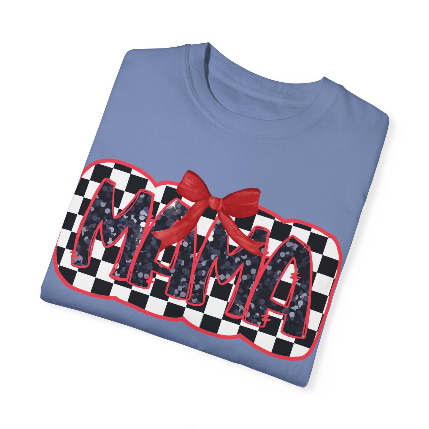 Red Checkered Mama Coquette Comfort Colors T-shirt