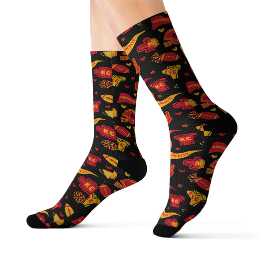 KC Football Sublimation Socks