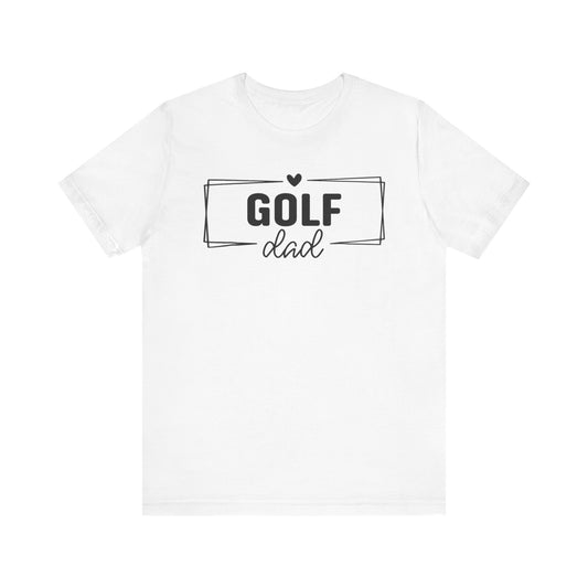 Golf Dad Heart T-shirt