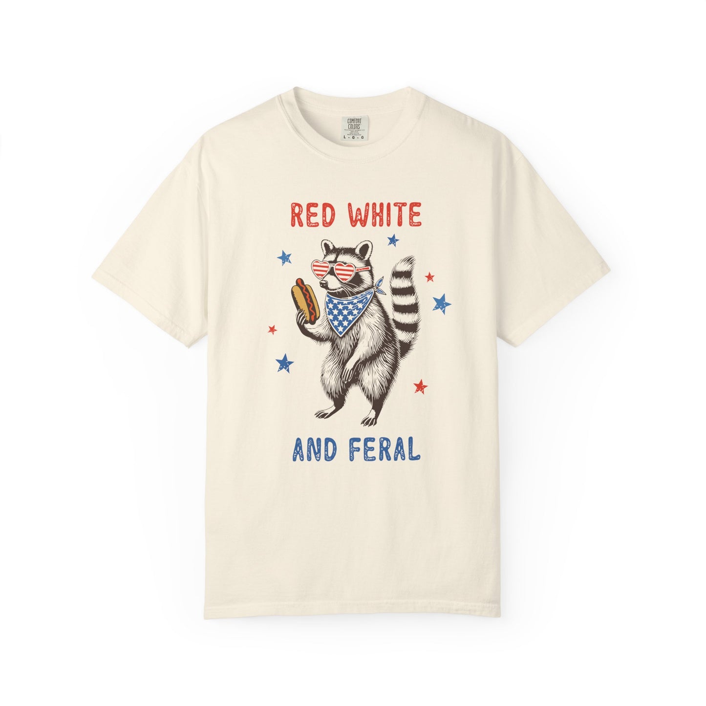Red White And Feral T-Shirt